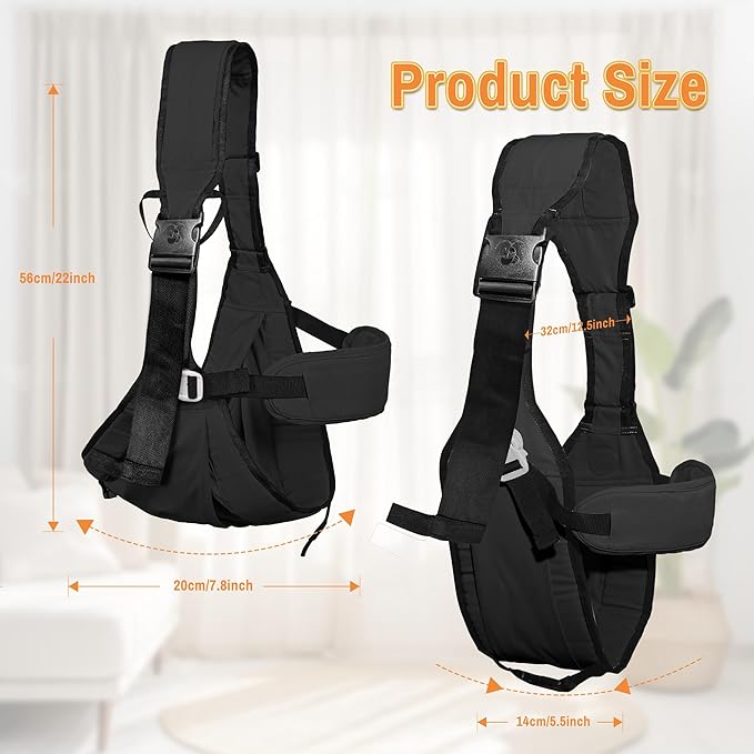 Baby Carrier Newborn to Toddler,Adjustable Baby Sling Carrier,Comfortable and Lightweight Toddler Carrier for 25-60 lbs,Ideal for Shopping Travelling-CubbioJoy