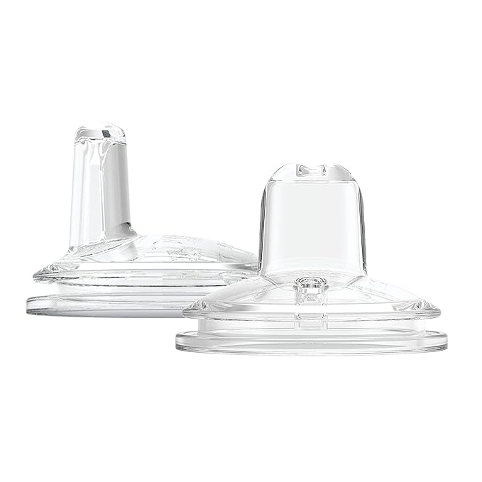 Dr. Brown's Natural Flow Anti-Colic Options+ Wide-Neck Baby Bottles, 9 oz/270 mL, with Level 1 Slow Flow Nipple, 6 Pack with 2 Bonus Level 2 Nipples & 2 Sippy Spouts-CubbioJoy