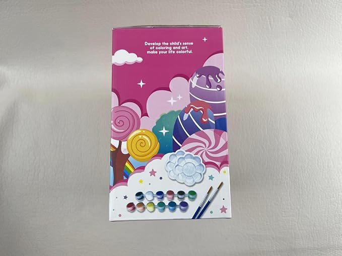 DIY Painting Unicorn Kit Arts and Crafts Set for Kids or Girls Decorate and Drawing 3D Toys for Children Gift(6 Unicorns)-CubbioJoy
