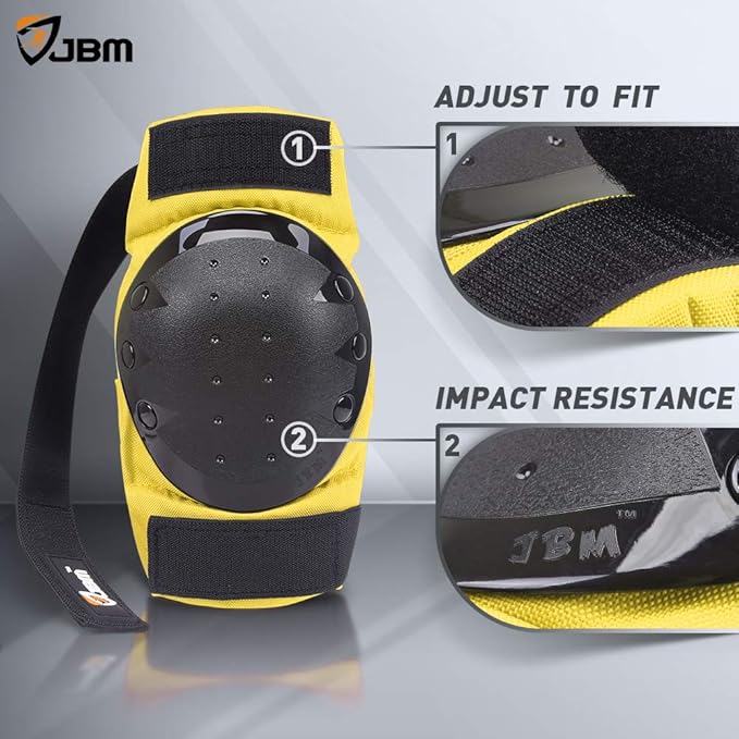 JBM Adult & Kids Knee Pads Elbow Pads and Wrist Guards for Inline Skating, Roller Skating, Skateboarding, Scootering-CubbioJoy
