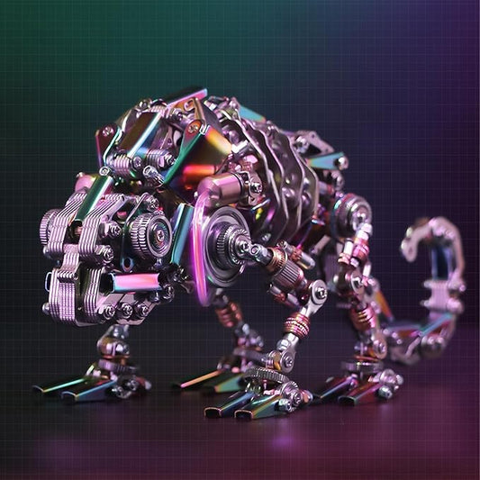 Adult 3D Metal Puzzle, Chameleon Metal Model Set, 3D Metal Adult Puzzle Chameleon Building Blocks, DIY Mechanical Model Set- High-end Gifts for Men-CubbioJoy
