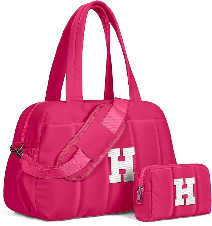 Dance Bag, Kid Weekender Bags，Teen Girl Gifts-Overnight Bag with Wet Pocket，Lightweight Travel Tote Personalized Cheer Bags with Makeup Pouch-CubbioJoy