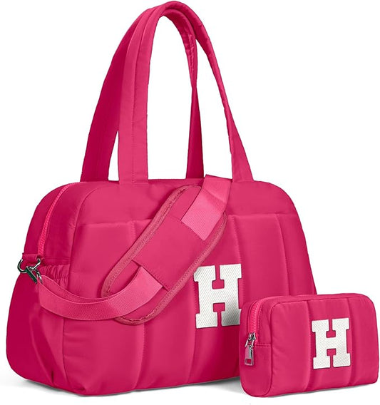 Dance Bag, Kid Weekender Bags，Teen Girl Gifts-Overnight Bag with Wet Pocket，Lightweight Travel Tote Personalized Cheer Bags with Makeup Pouch-CubbioJoy