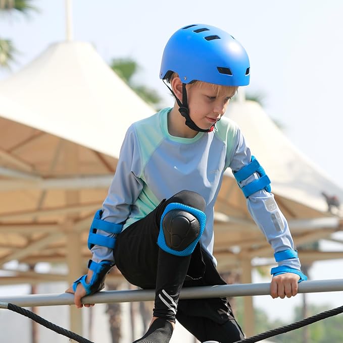 Bike Skateboard Helmet, Adjustable and Multi-Sport for Skate Scooter, 3 Sizes for Adult Youth Kids Toddler-CubbioJoy