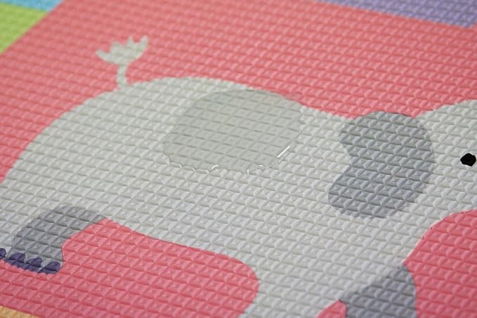 Baby Care Play Mat (Medium, Playful - Busy Farm) 73’’ x 49’’ Original One-Piece Reversible Rollable Waterproof Play Mat for Infants, Babies, Toddler, and Kids-CubbioJoy