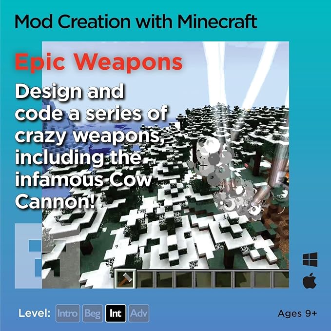 Coding for Kids with Minecraft - Ages 9+ Learn Real Computer Programming and Code Amazing Minecraft Mods with Java - Award-Winning Online Courses (PC & Mac)-CubbioJoy