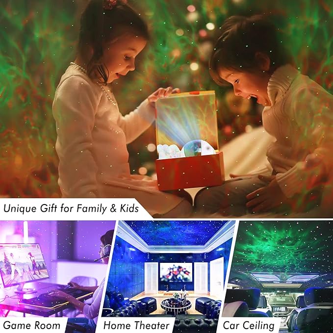 Astronaut Star Projector, Kids Night Light, Nebula Projector Light. Galaxy Bedroom Projector, Adult Playroom/Home Theater/Ceiling/Room Decoration-CubbioJoy