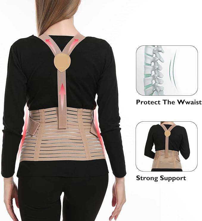 Belly Bands For Pregnant Women - Maternity Belt Pregnancy Support - Breathable Abdominal Binder, Back Support, Multiple Sizes And Colors For All Stages Of Pregnancy & Postpartum-CubbioJoy