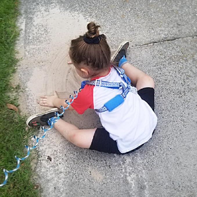 Accmor 3 in1 Toddler Harness Leash, Reflective Kid Harness with Anti Lost Wrist Link, Harness Leash for Toddlers, Child Walking Harness Kids Leash Wristband Rope Belt with Lock for Baby Boys Girls-CubbioJoy