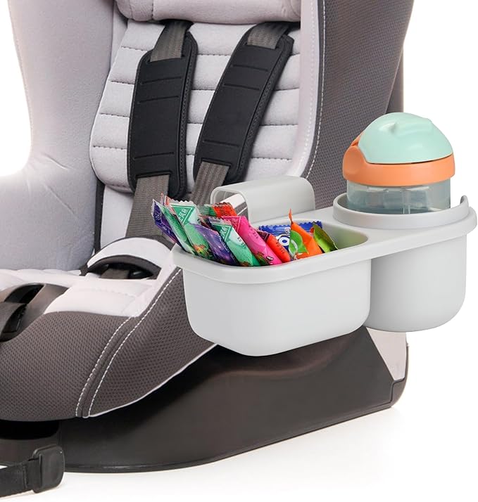 Accmor Child Cup Holder Snack Tray for Convertible Car Seats, Universal Child Cup Holder Compatible with Most Baby Car Seat Models-CubbioJoy