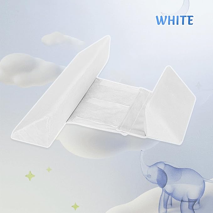 Baby Side Sleeper Weddge Breathable Pillow, Removable and Washable Breathable Bedding Set, Medium-CubbioJoy