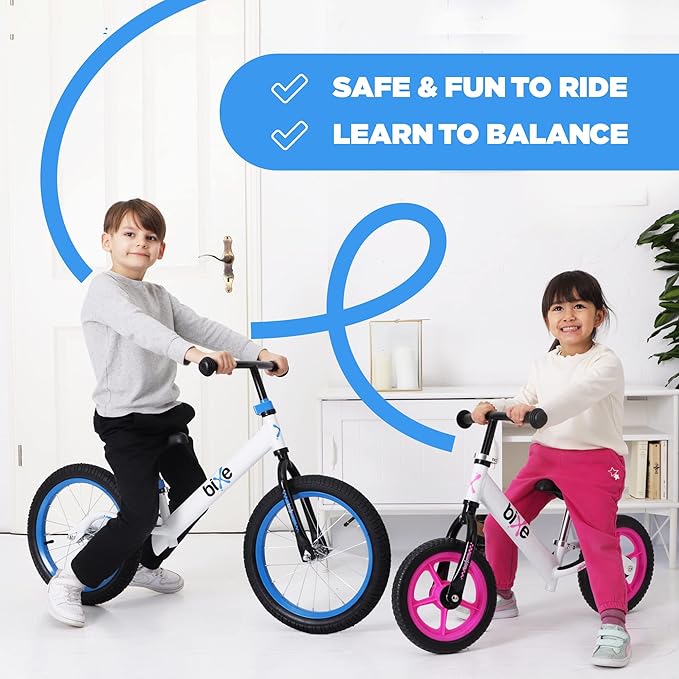Balance Bike: for Big Kids Aged 4, 5, 6, 7, 8 and 9 Years Old - No Pedal Sport Training Bicycle | 16inch Wheel-CubbioJoy