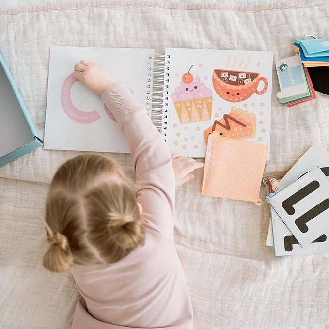 Cupkin Mosaic Sticker Art Kits for Kids and Adults, ABC Mosaics Art Craft Kit for Boys and Girls, 52 Page Sticker by Number Mosaic Kit with 3,000+ Jewel + Foam Stickers, Kids Coloring Book-CubbioJoy