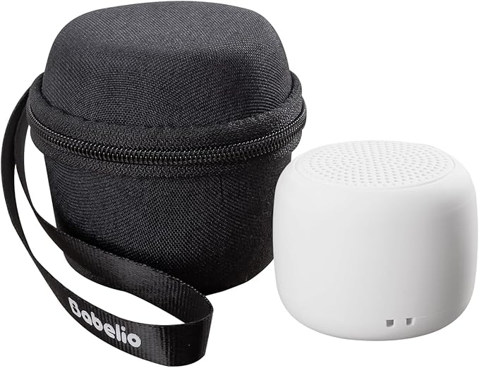 Babelio Portable Travel Case for Babelio Pocket Mini White Noise Machine, Double Stitch Zipper - Perfect for Traveling (CASE ONLY - Textile Black)-CubbioJoy