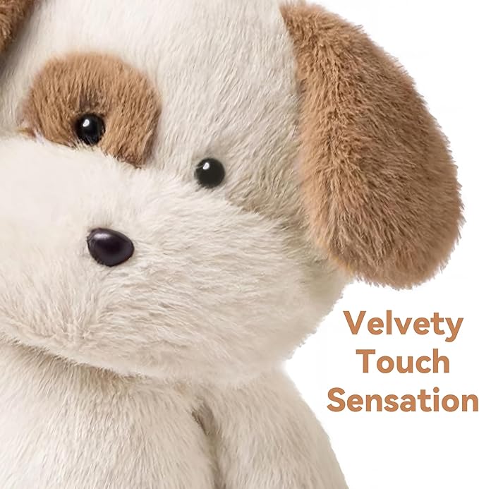 iPlay, iLearn Dog Stuffed Animal, Soft Plush Baby Toy, Infant 18" Big Cute Fluffy Puppy Toy, Ultra Soft Nursery Bedtime Huggable Birthday Gifts for Toddlers Girls Boys Kids Age 0 and up-CubbioJoy