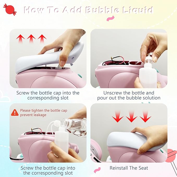 6V Electric Baby Balance Bike for 1 Year Old Boys Girls Ride on Toys 12-48 Months Toddler Balance Bike, 4 Wheels Kids First Bike with Remote Control First Birthday Gifts- Pink-CubbioJoy