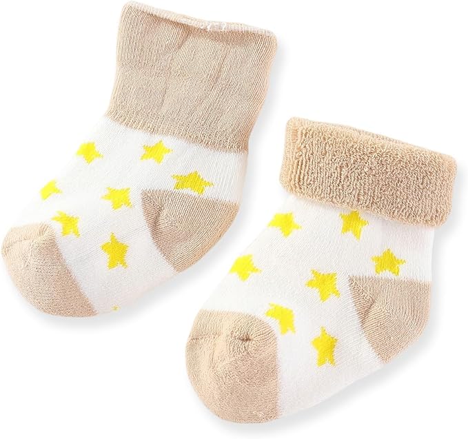 15 Pack Unisex New Born Boy Girls Hats Mittens Socks Sets Cotton Soft Infant Accessory 0-6 Months Baby Essentials-CubbioJoy