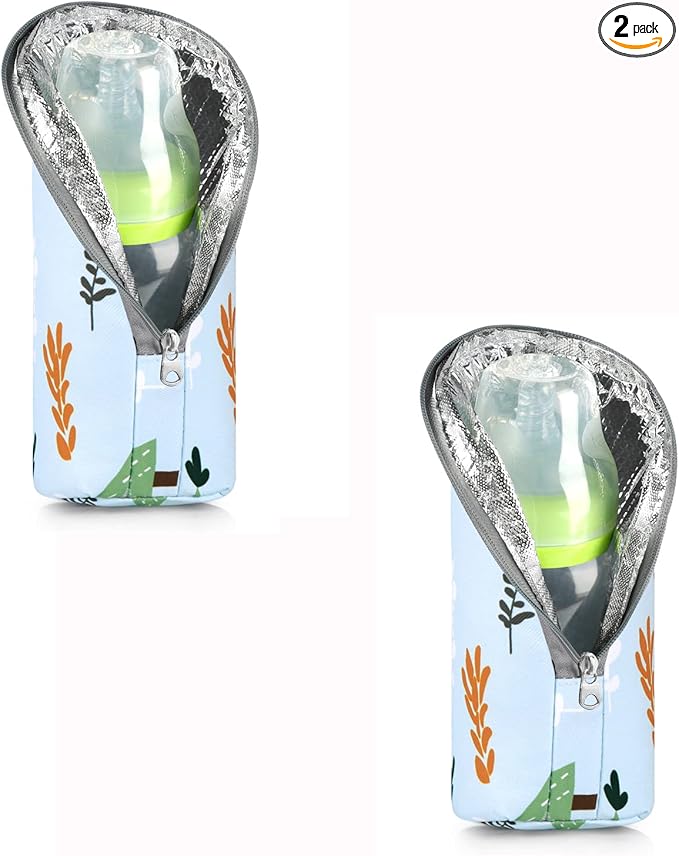 Accmor Baby Bottle Tote Bags, Insulated Breastmilk Cooler Bag, Nursing Bottle Warmer Bag for Nursing Mom Daycare Travel-CubbioJoy