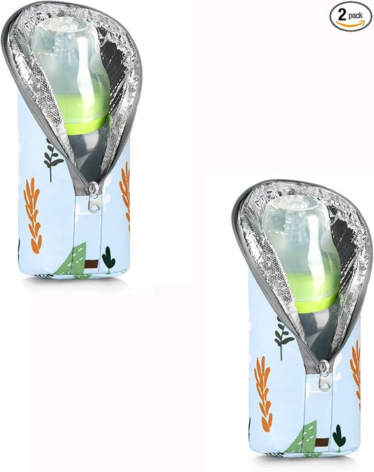 Accmor Baby Bottle Tote Bags, Insulated Breastmilk Cooler Bag, Nursing Bottle Warmer Bag for Nursing Mom Daycare Travel-CubbioJoy