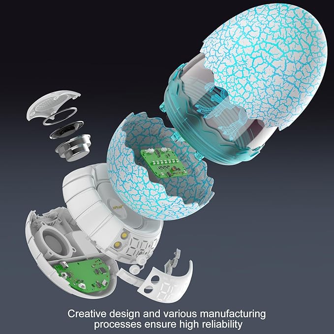 Dinosaur Alarm Clock with Wake Up Light, Digital Clock on Desk + 8 Colors Night Light + 20 Sleep Training Sound + Bluetooth Speaker All in 1 for Kids/Boys/Girls/Adult (Dinosaur)-CubbioJoy