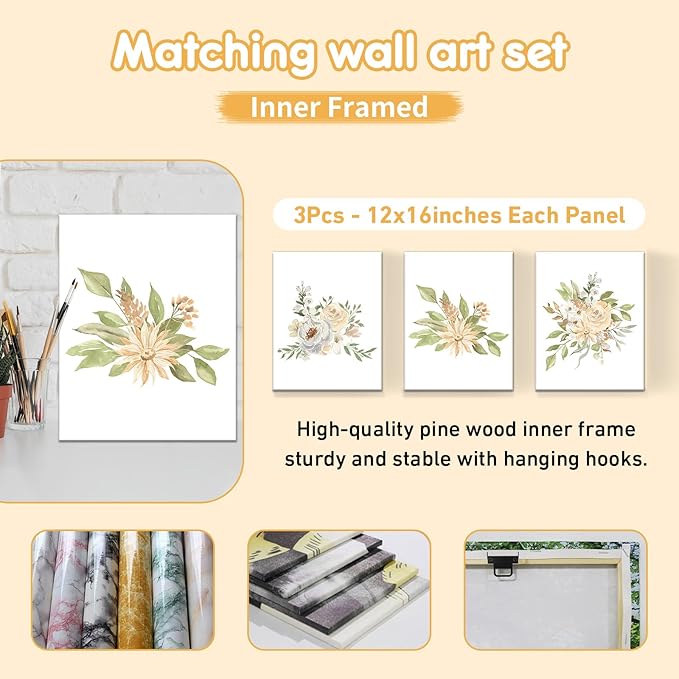 Custom Baby Crib Set - 5 Pcs Personalized Name Flowers Crib Bedding Set for Infants Toddlers - Soft Double Layer Nursery Bedding Set for Girls Boys - Customized Gifts for Baby Shower Birthday-CubbioJoy