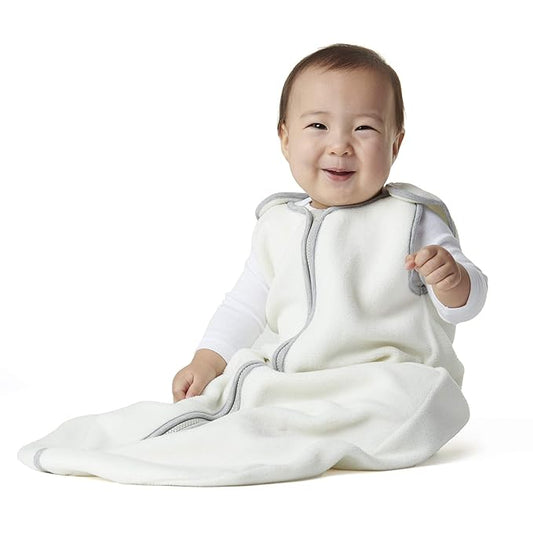 baby deedee Sleep Nest Fleece Baby Sleeping Bag, Ivory, 6-18 Month-CubbioJoy