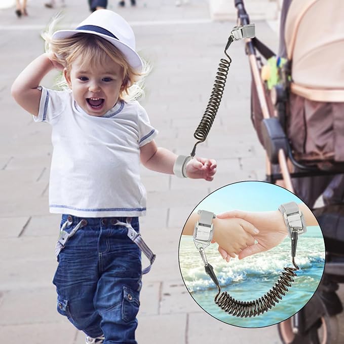 Accmor Toddler Leash Baby Dinosaur Backpack Harness with Anti Lost Wrist Link, Cute Mini Child Daycare Bag with Tether Hold Kids Close While Outdoor Walking for Baby Boys Girls-CubbioJoy