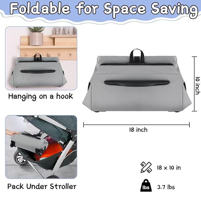 Car Seat Bags for Air Travel Fit Chicco Keyfit 35 and Anti-rebound Bar Base, Fit Doona Car Seat Stroller and Base, Nuna Pipa Travel Bag, Infant Car Seat Bag, Doona Travel Bag-CubbioJoy