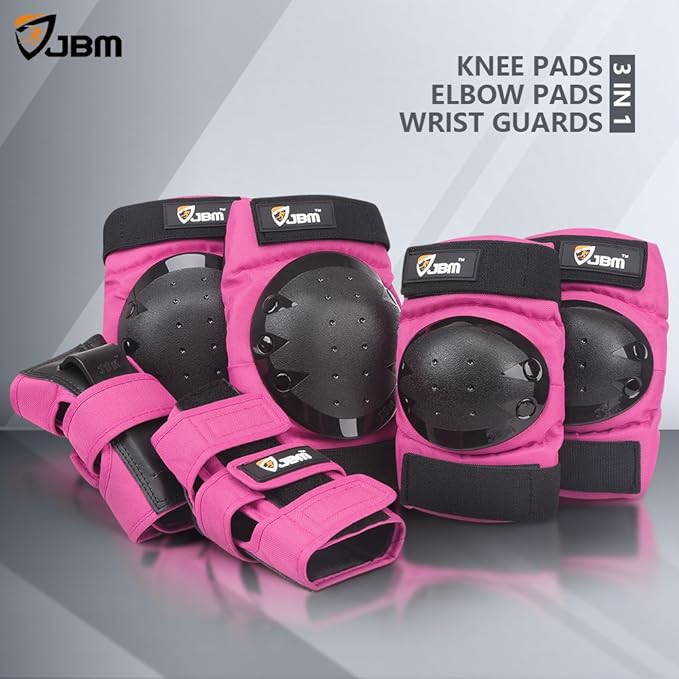 JBM Adult & Kids Knee Pads Elbow Pads and Wrist Guards for Inline Skating, Roller Skating, Skateboarding, Scootering-CubbioJoy