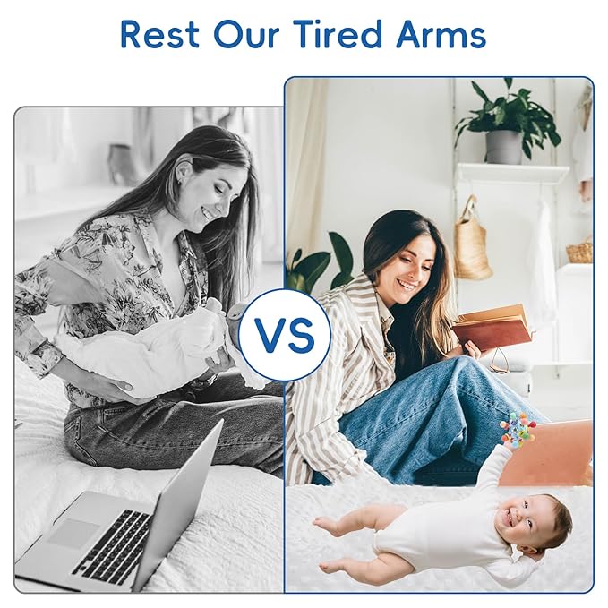 Baby Lounger for Newborn,Baby Nest for Newborn Soft Cotton Breathable for Playtime & Relaxation,Flat Babies Essentials Gifts Newborn Lounger for Boys & Girls 0-12 Months(White Bean)-CubbioJoy