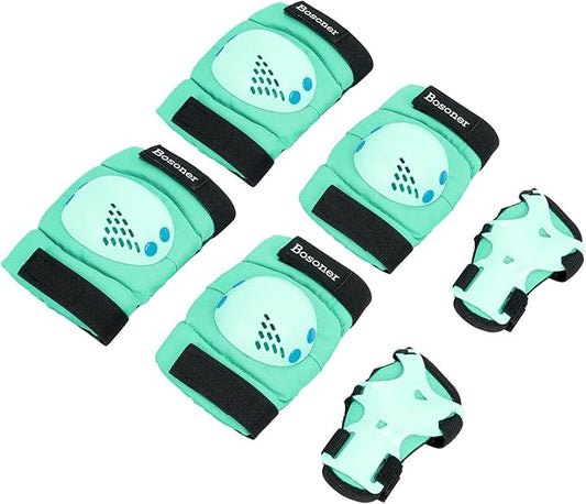 BOSONER Kids/Youth Knee Pad Elbow Pads for Roller Skates Cycling BMX Bike Skateboard Inline Rollerblading, Skating Skatings Scooter Riding Sports-CubbioJoy