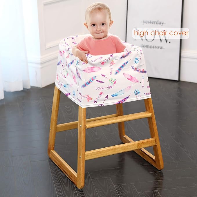 Car Seat Covers for Babies - Carseat Canopy, Multi-use Breastfeeding Covers, Girls and Boys Baby Shower Gifts-CubbioJoy