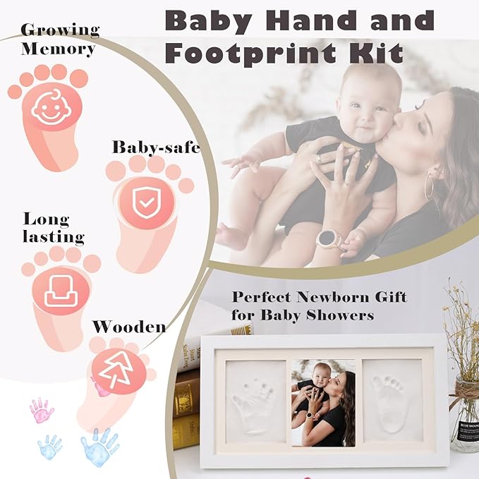Inkless Newborn Hand & Footprint Kit - Baby Paw Print Gift-CubbioJoy