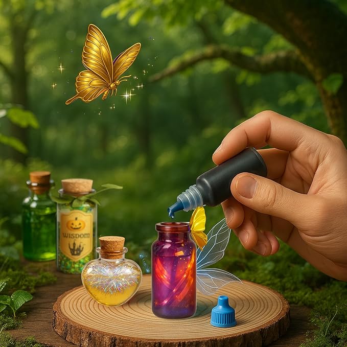 AMIZEY Fairy Potion Kit for Kids with Crystal Growing Toy - 20 Bottles - Gifts for Girls Ages 6-12-CubbioJoy
