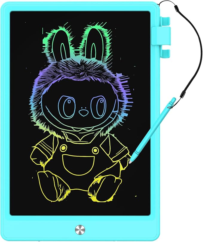 8.5 Inch LCD Writing Tablet for Kids, Colorful Toddler Doodle Board - Erasable Drawing Pad, Educational Learning Toy for Ages 3-8 - Valentine's Day Christmas Birthday Gifts (8.5 Inch, Blue)-CubbioJoy