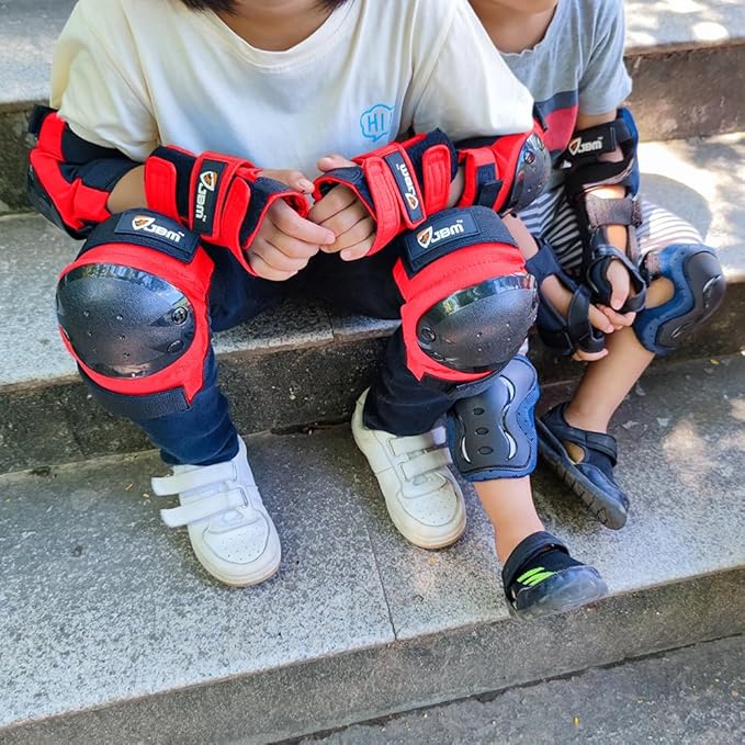 JBM Adult & Kids Knee Pads Elbow Pads and Wrist Guards for Inline Skating, Roller Skating, Skateboarding, Scootering-CubbioJoy
