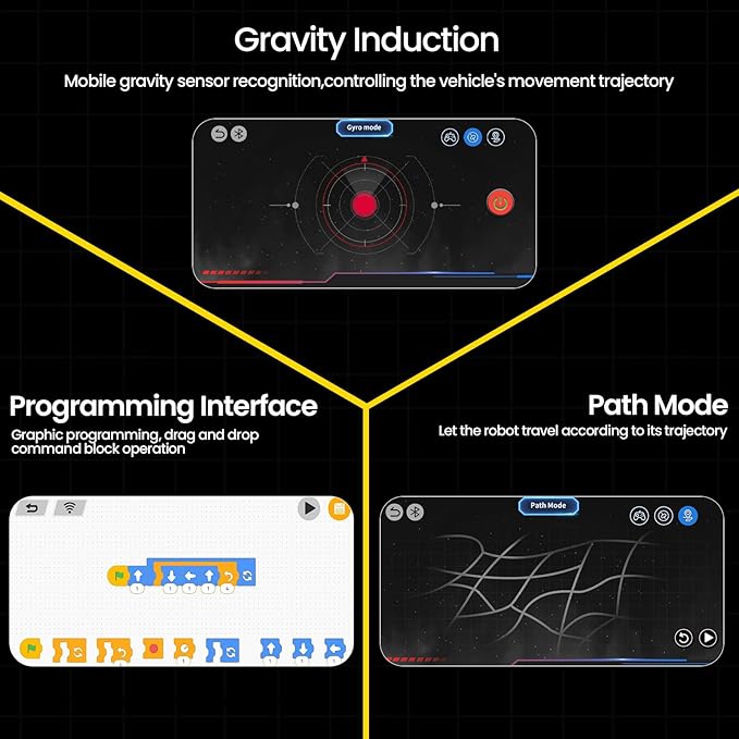 5-in-1 STEM Robot Building Kit for Kids Ages 8-16, Remote & App Controlled, Rechargeable Engineering Learning DIY Coding Toy, Educational Building Blocks Gift for Girls & Boys (673 PCS)-CubbioJoy