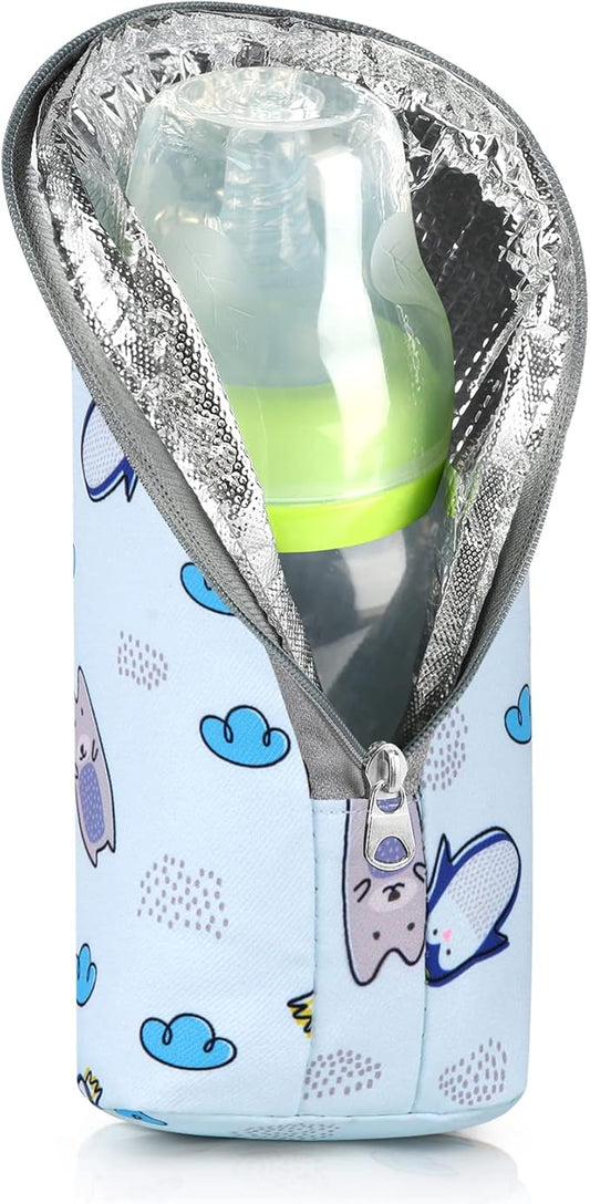 Accmor Baby Bottle Cooler Tote Bags, Insulated Breastmilk Cooler Bag, Nursing Bottle Cooler Warmer Bag for Nursing Mom Daycare Travel-CubbioJoy