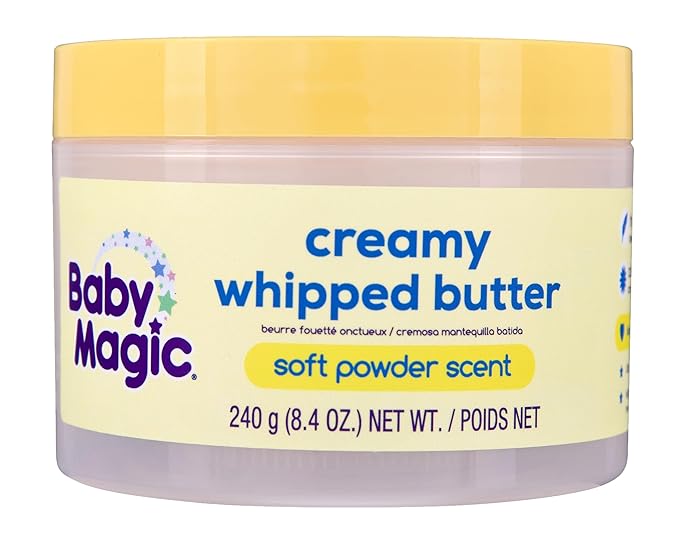 Baby Magic Creamy Whipped Butter | Helps Keep Skin Feeling Healthy and Baby Soft | Hypoallergenic | 8.4 fl oz.-CubbioJoy