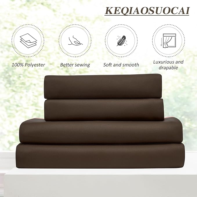 Chocolate Brown Espresso Pinch Pleated Blackout Curtains 102 Inches Long,Thermal Insulated Pinch Pleats Window Curtains Panels Drapery for Bedroom, Living Room,Office, 40" W x 102" L, Set of 2-CubbioJoy