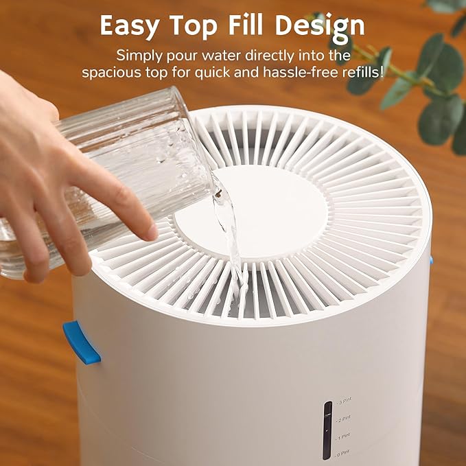 Airthereal 2-in-1 Air Purifier + Humidifier Combo for Large Room up to 1325 ft², 3-Stage Filters, Air Quality Monitor and Quiet Sleep Mode, Evaporative Humidifier with Auto Humidity Monitor, AEH300-CubbioJoy