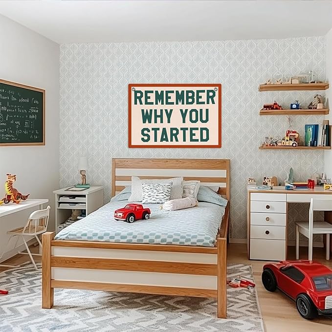 Inspirational Banner, Motivational Wall Decor, Positive Affirmations Wall Hanging, Vintage Banner Flag, Wall Flag Home Living Room Gym Dorm Office Decor, Banner for Room-CubbioJoy