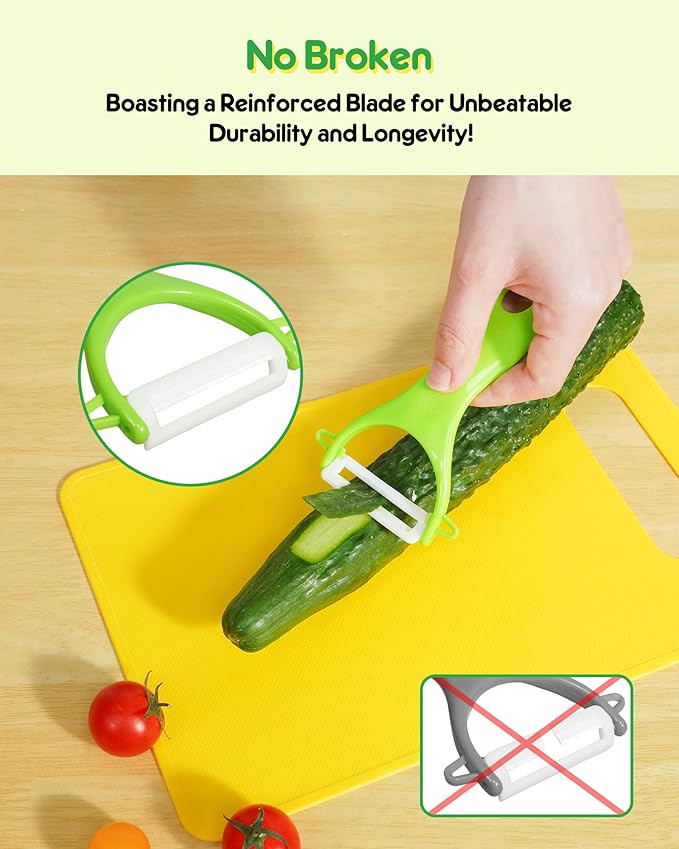 26 Pcs Kids Knife Set, Montessori Kitchen Tools for Toddlers' Real Cooking, BPA Free Knife Set Includes Crinkle Cutters Kid Safe Knives Cutting Board Peeler, Kitchen Tools for 4+ Year Old Girl Boy-CubbioJoy