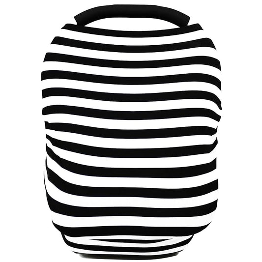 Car Seat Covers High Stretchy- Carseat Canopy for Babies, Multi- use Breastfeeding Covers, Baby Shower Gifts for Boys and Girls-CubbioJoy