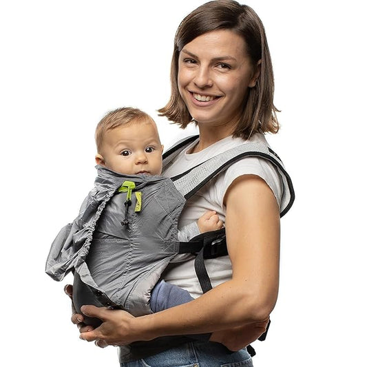 Boba Air Ultra-Lightweight Baby Carrier and Toddler Backpack - Baby Hiking Carrier 3 Months (15-45lbs) - Toddler Backpack and Baby Carrier (Grey)-CubbioJoy