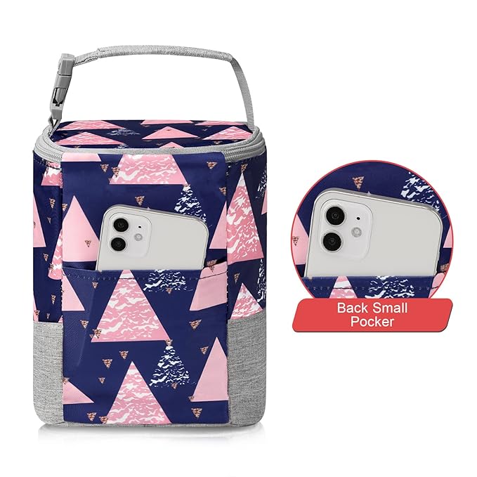 Accmor Breastmilk Cooler Bag, Baby Bottle Cooler Bags, Insulated Bottle Cooler Tote Bags On The Go, Fits 4 Large 8oz Bottles, for Nursing Mom Daycare Travel-CubbioJoy