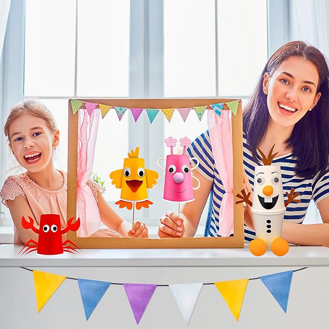 Arts and Crafts Kit for Kids Ages 3, 4, 5, 6 – Create 8 Cute Animal Projects – Gift Set for Girls & Boys-CubbioJoy