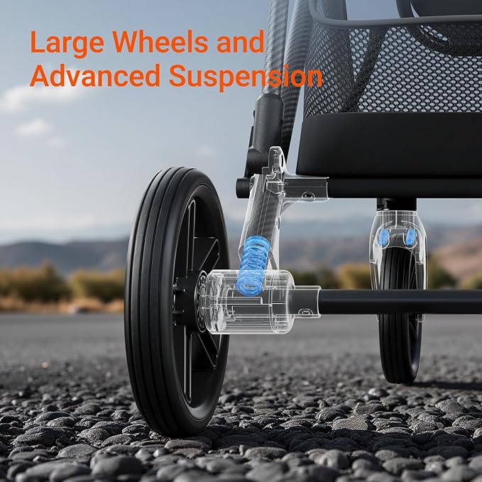 Air Lux Baby Stroller with Carbon Fiber Frame, One-Hand Fold & Reversible Seat, Magnetic 5-Pt Harness, Car Seat Adapter, 15.8lbs, Vetiver-CubbioJoy