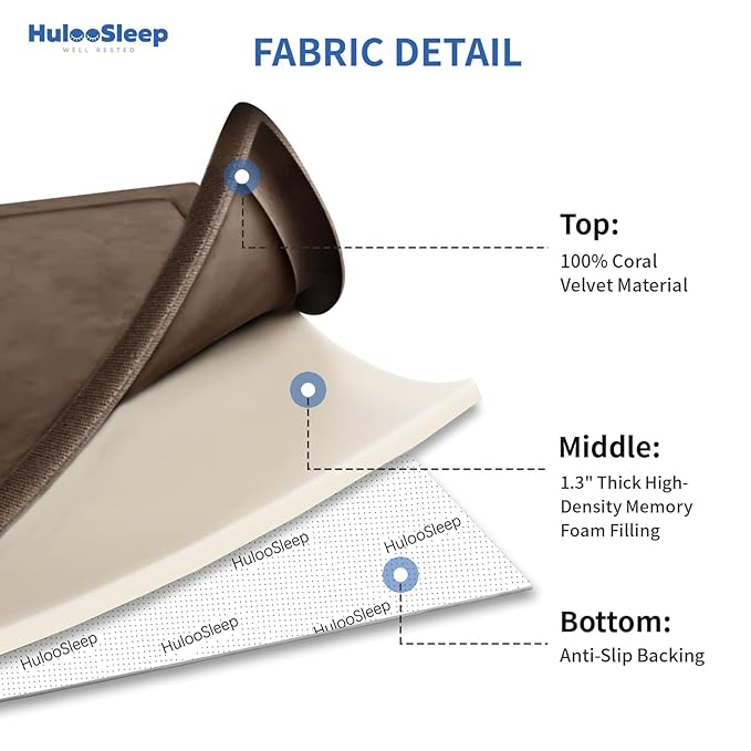 Baby Play Mat for Floor,1.3" Thick Elasti-Foam 74×50 Playpen Mat for Toddlers Infant kids,Water-Repellent Soft Coral Velvet for Tummy Time, Non-Slip Backing for Crawling,Tatami Style(Dark Brown)-CubbioJoy