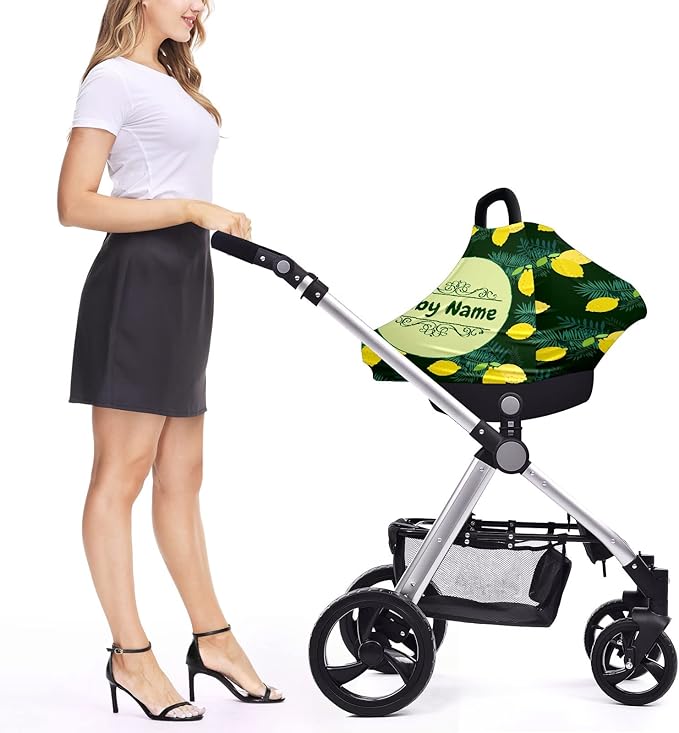 Baby Car Seat Stroller Cover Nursing Cover New Mom Breastfeeding Scarf Soft Stretchy Infant Carrier Cover Car Canopy Coverage-CubbioJoy